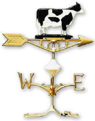 Weathervane - Painted Dairy Cow